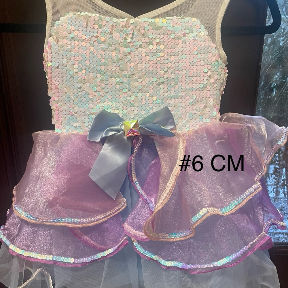 Weissman Pastel Sequin Kids Dance Costume